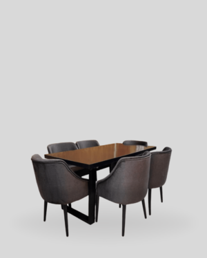 Comedor Nogal | Colección Slat Muebleo |