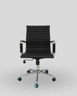 Silla Esterilla Baja Negro Para Oficina
