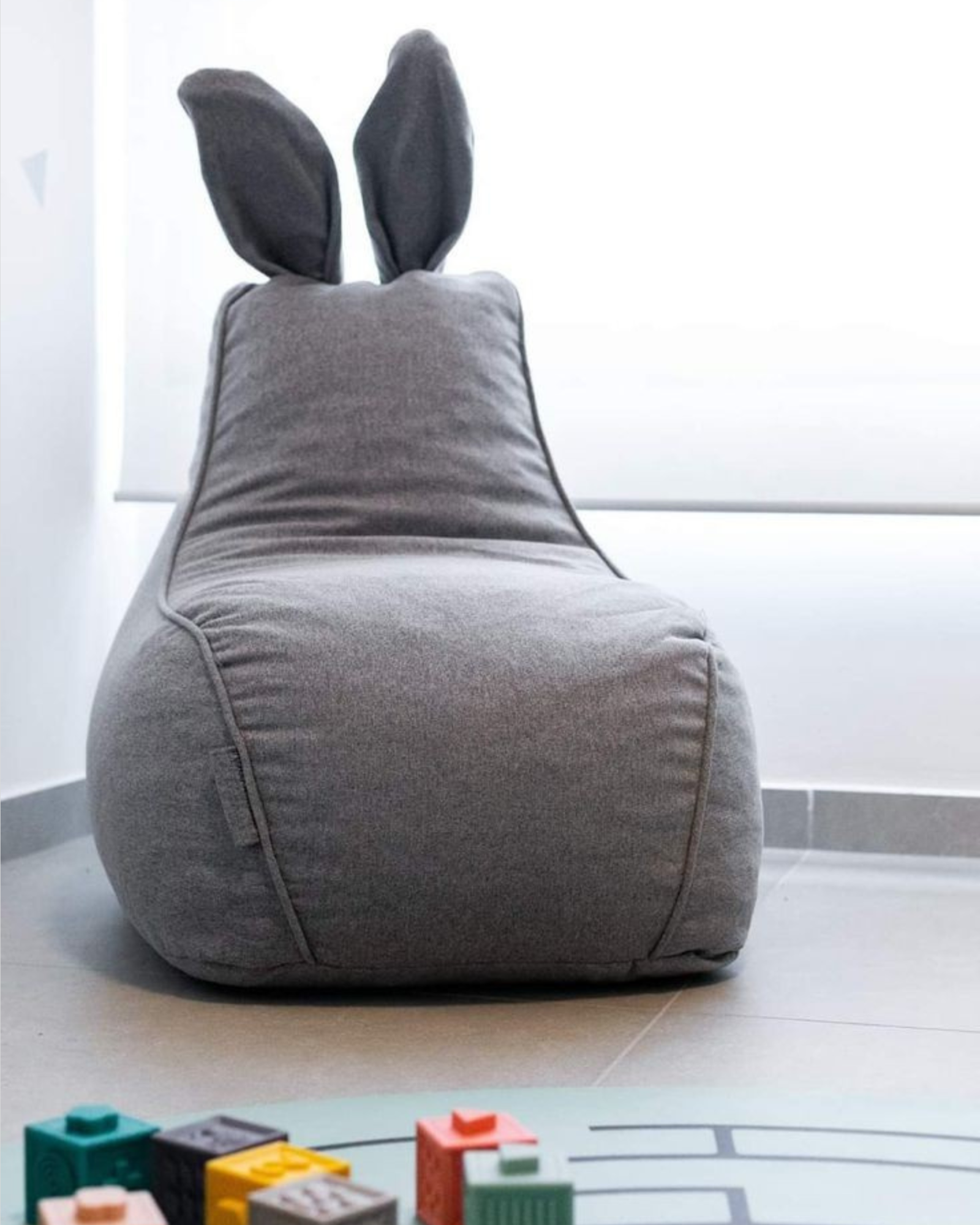 Puff Flower Rabbit Puff Infantil Rabbit | muebleo.com.co