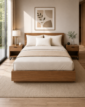 Cama Dublin roble natural