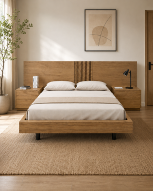 Cama artemisa roble natural