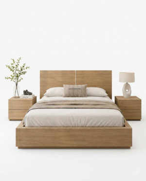 Cama Dublin roble natural