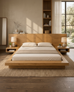 Cama Ceratto Roble Natural